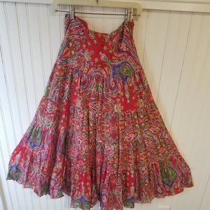 Pleated summer skirt  Ralph Lauren -  XS